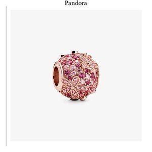 PANDORA Pink Pav?? Daisy Flower Charm